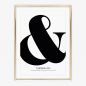 Preview: Black Ampersand, Poster