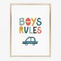 Mobile Preview: Boys Rules, Poster