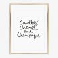 Preview: Candles, Chanel & Champagne, Poster