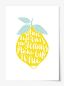Mobile Preview: When life gives you lemons make Gin Tonic, Poster