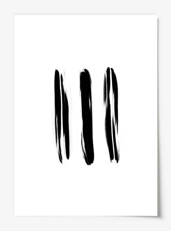 Abstract Stripes, Poster