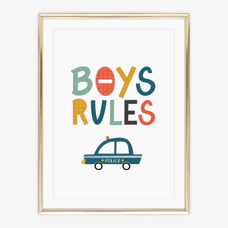Boys Rules, Poster