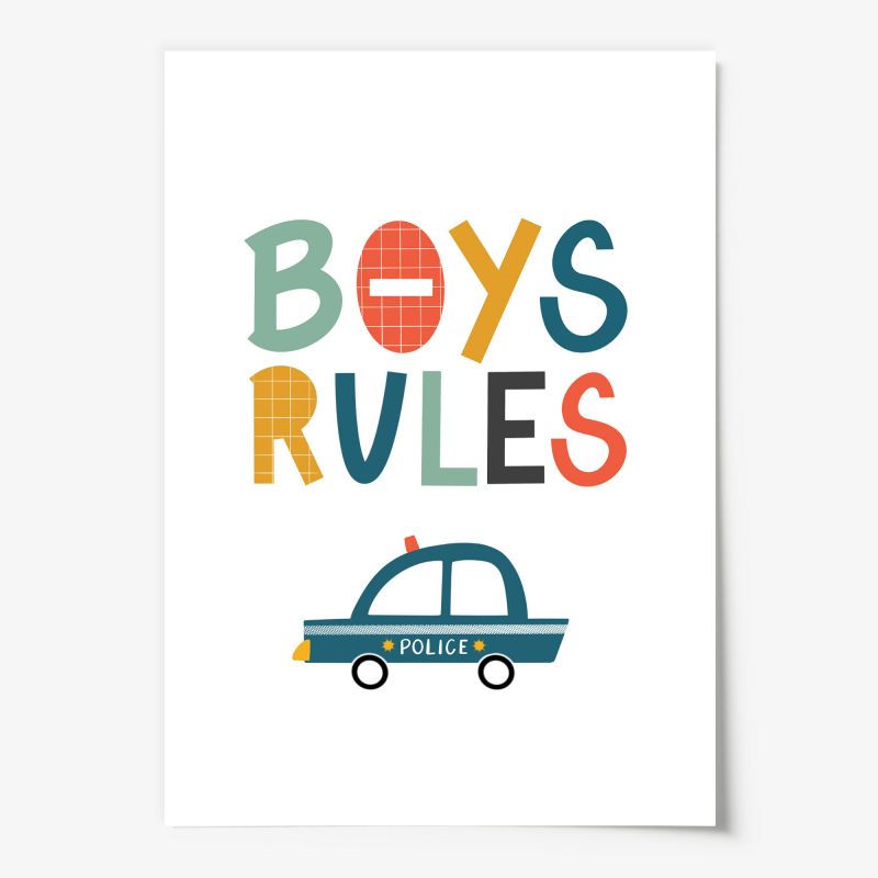 Boys Rules, Poster