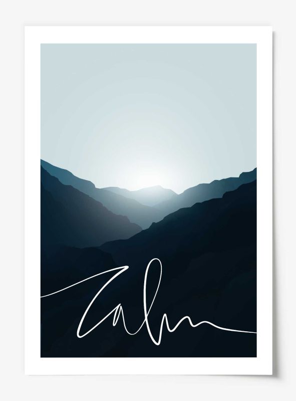 Calm Mountains, Poster