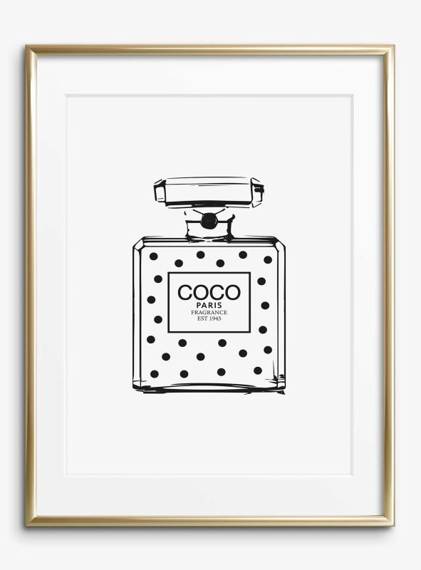 Dotted Perfume Bottle, Poster