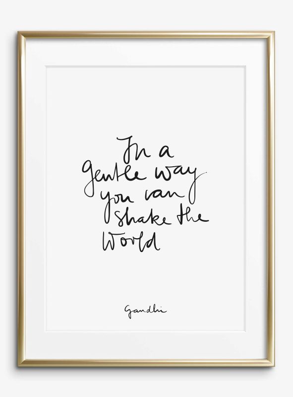 In a gentle way you can shake the world, Poster