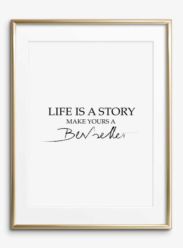 Life is a story, Poster