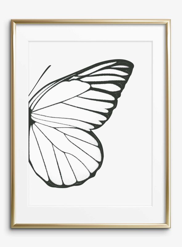 Right Butterfly Wing, Poster