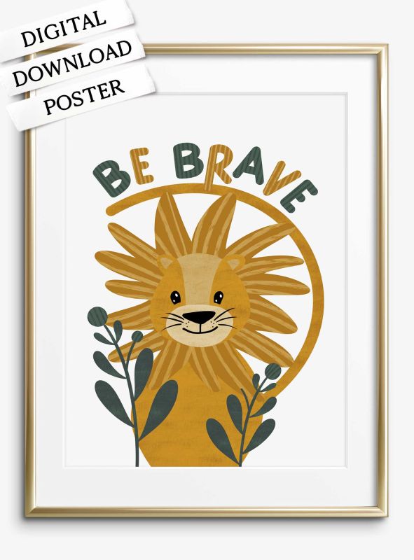 Be brave, Download Poster
