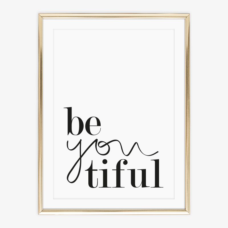 Be you tiful, Poster