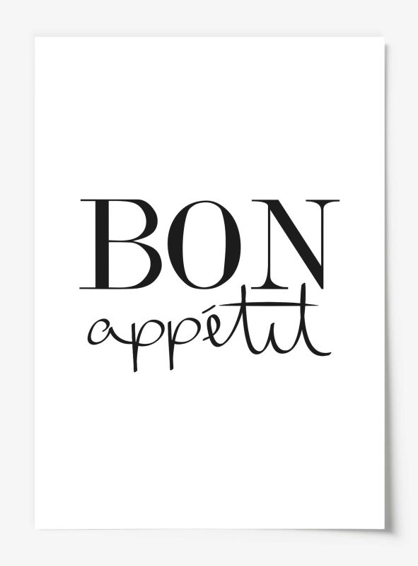 Bon appétit, Poster