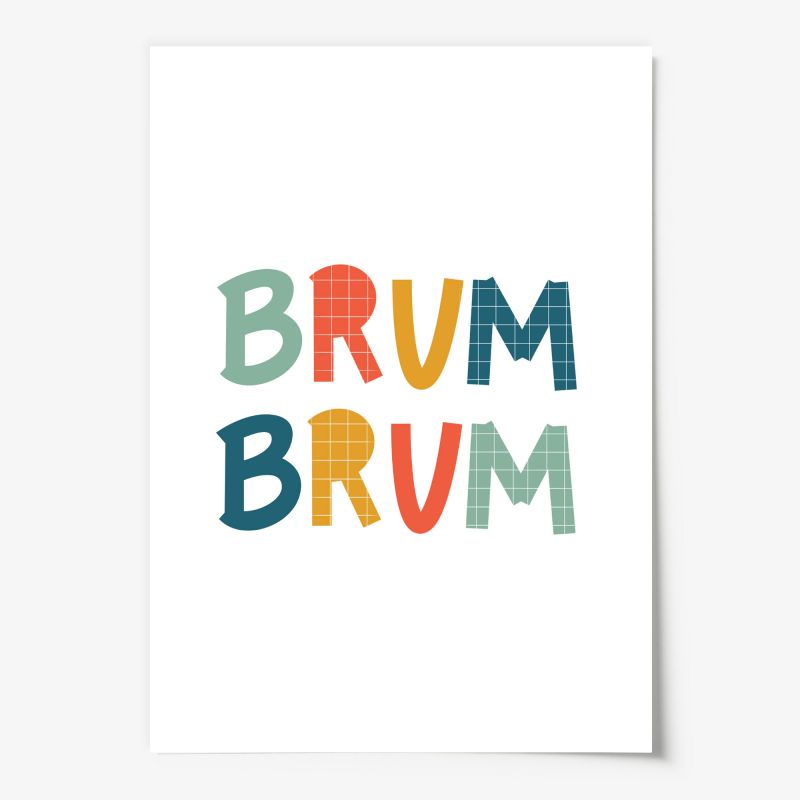 Brum Brum, Poster