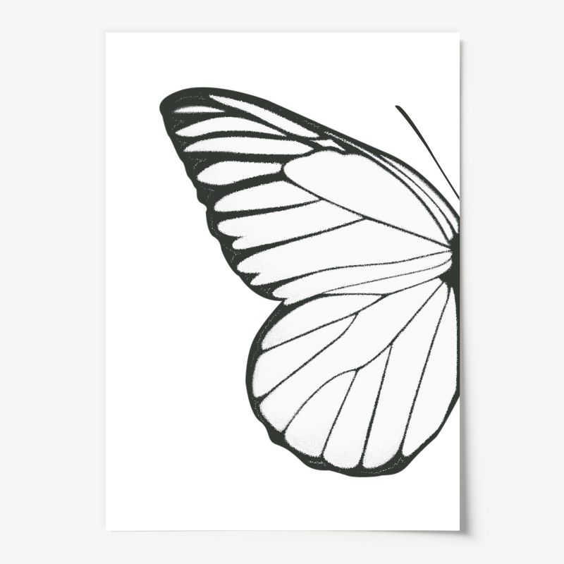 Left Butterfly Wing, Poster