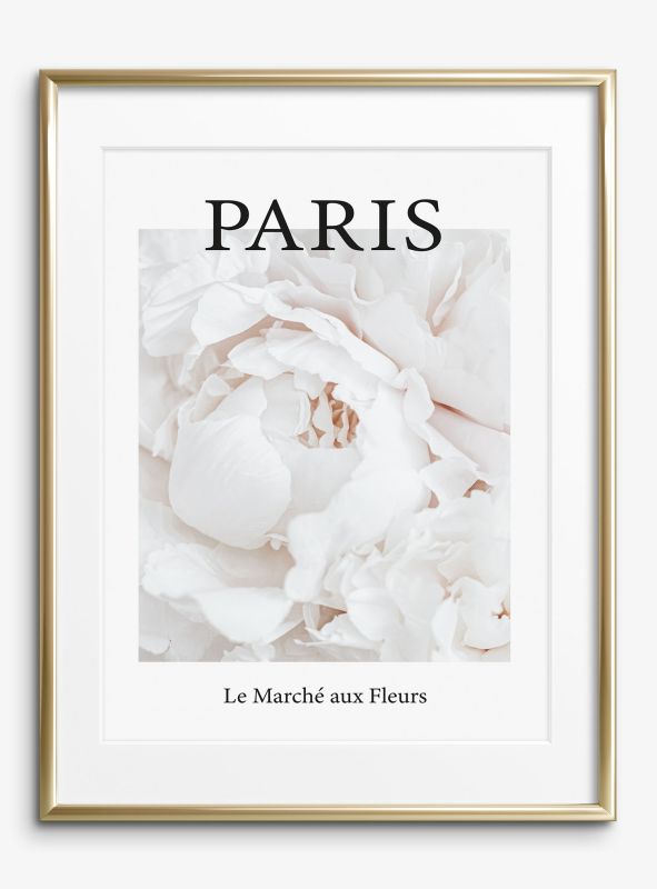 Paris - Le Marché aux Fleurs, Poster