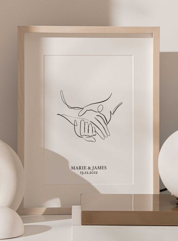Hands of Love, Personalisiertes Download Poster