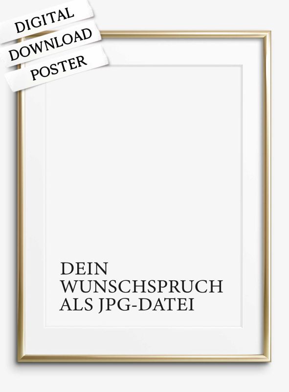 Wunschspruch, Download Poster