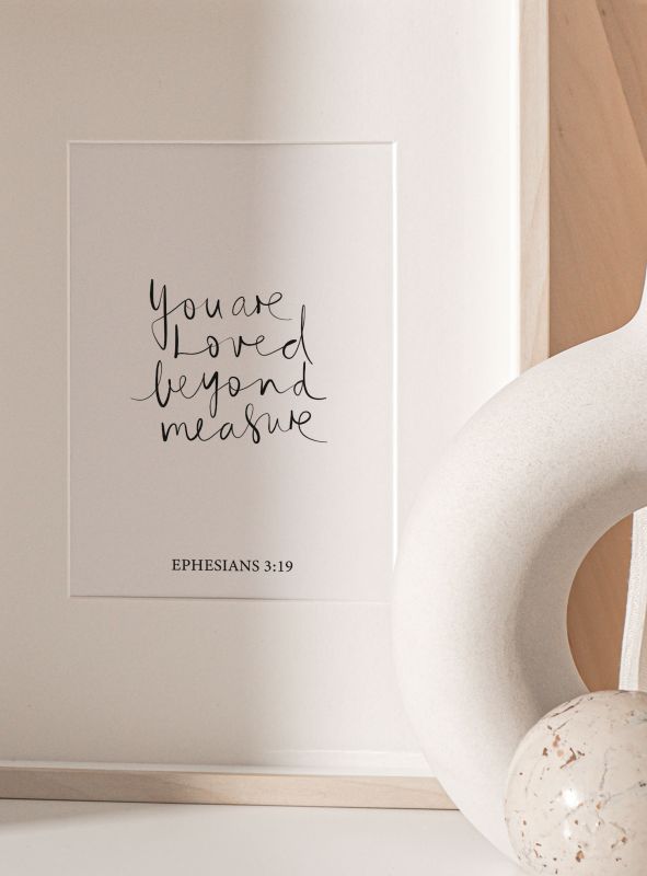 You are loved beyond measure, Poster