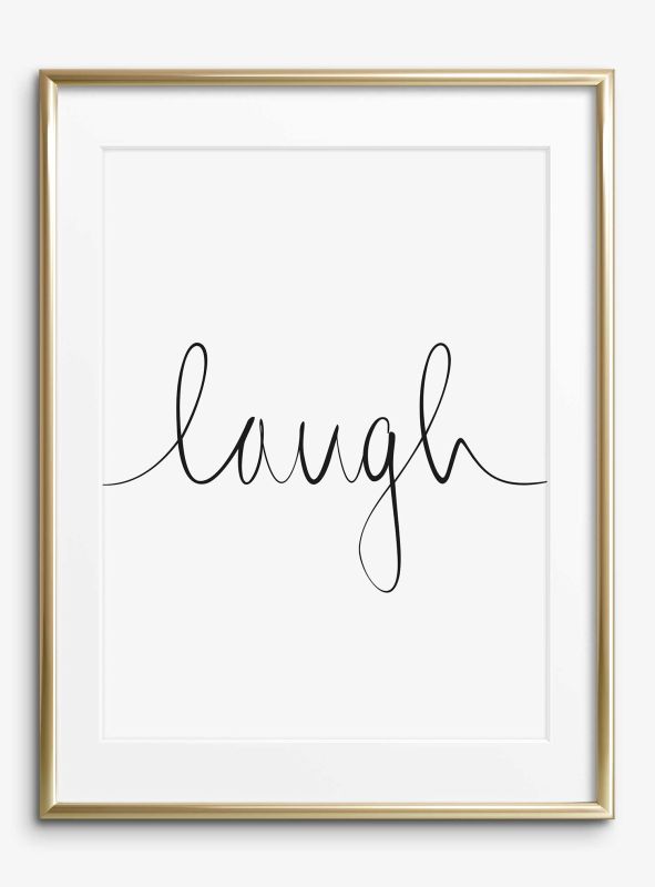 Laugh, Poster