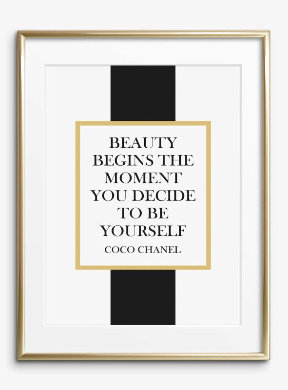 Decide to be yourself, Poster