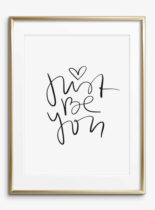 Just be you, Poster