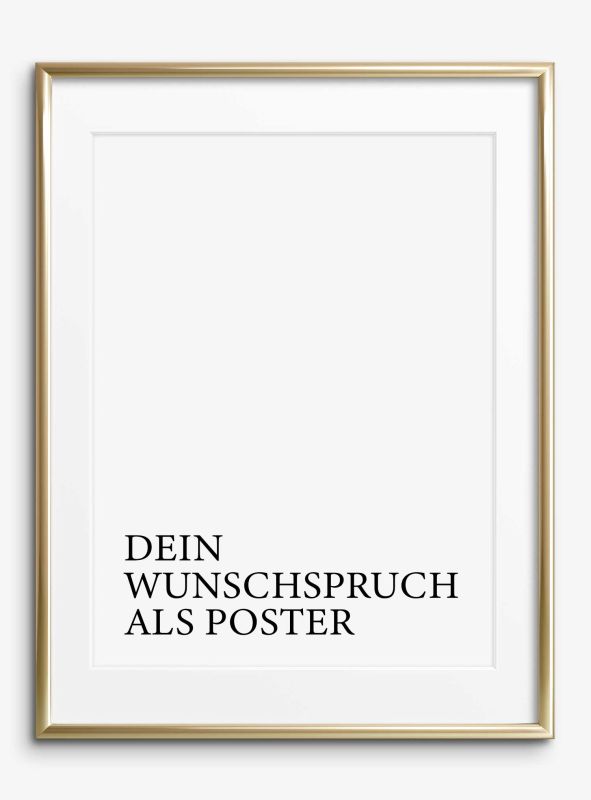 Wunschspruch, Poster